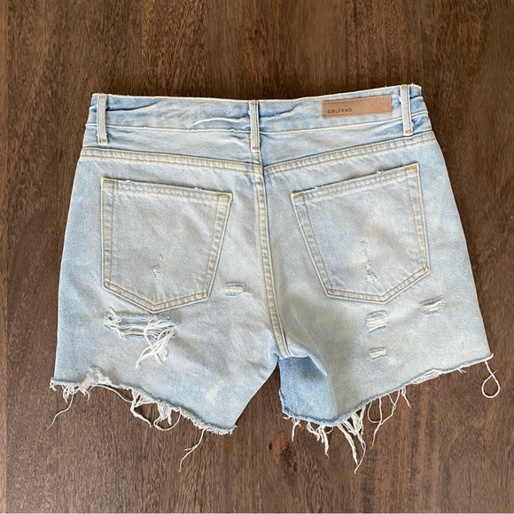 GRLFRND Jourdan Distressed Denim Shorts - Picture 3 of 7